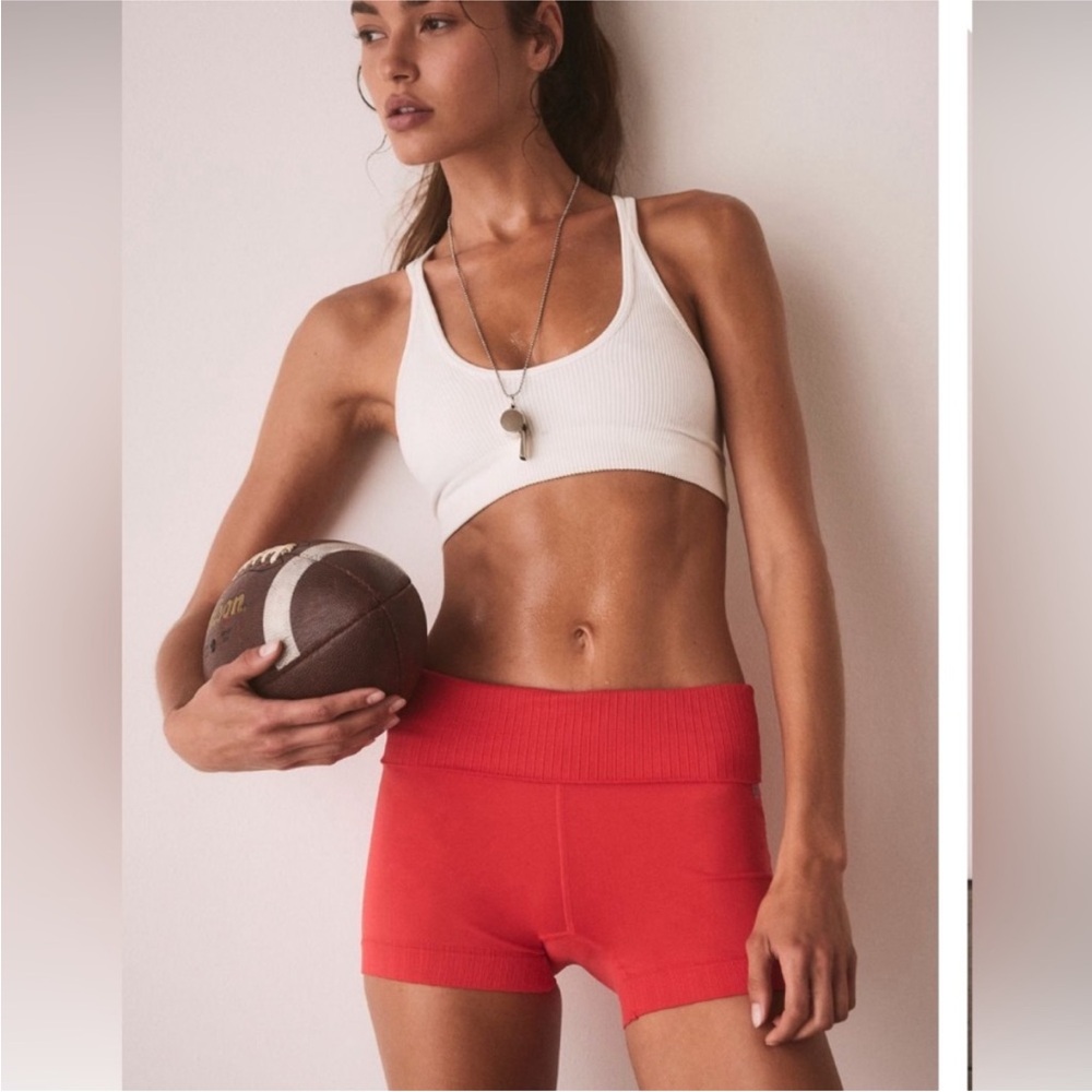 FP Movement by Free People Vibrant Red Athletic Shorts